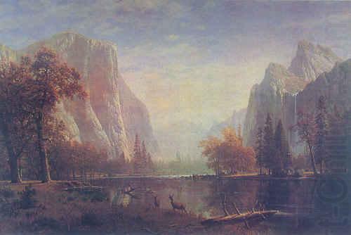 Albert Bierstadt Lake in the Yosemite Valley
